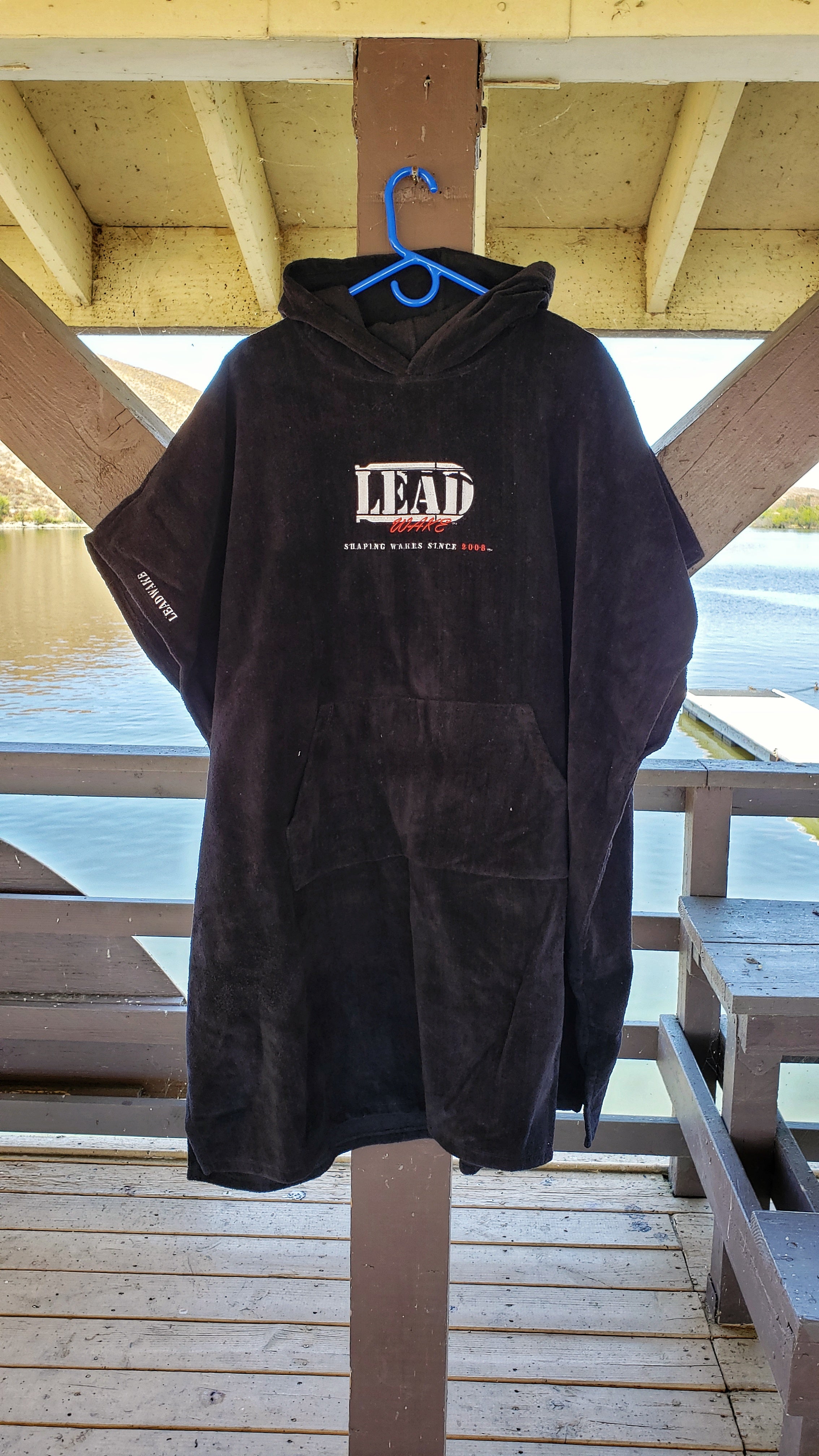 Lead Wake Black <br>Towel Poncho