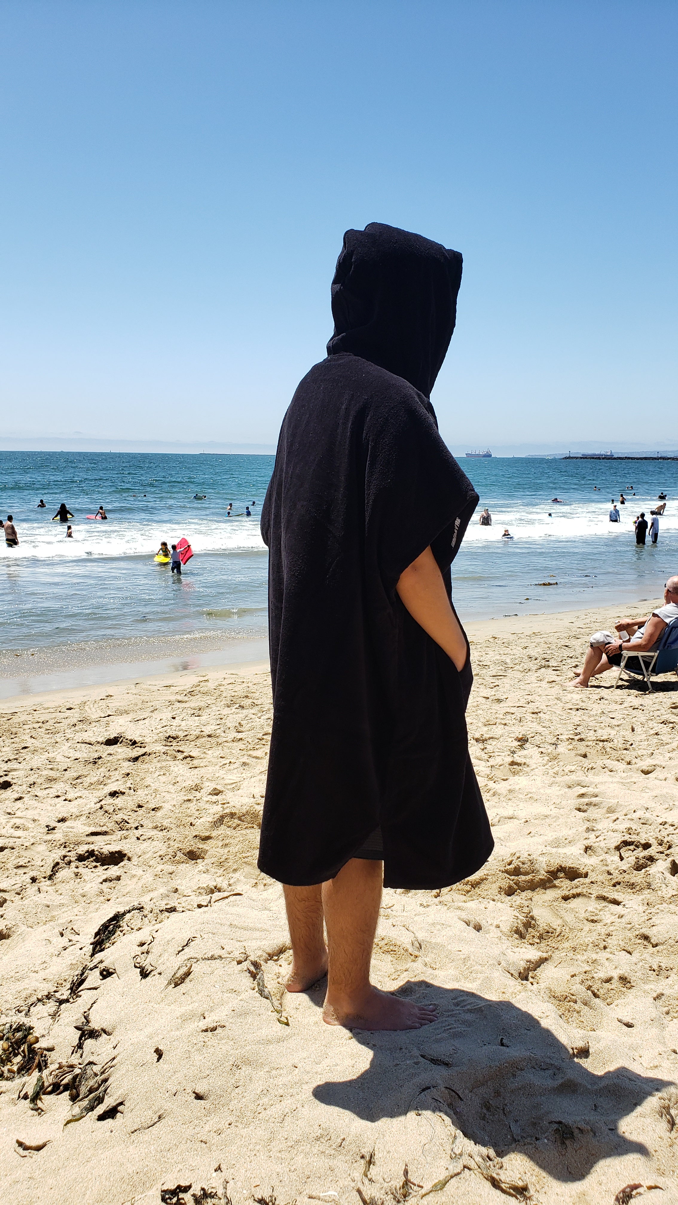 Lead Wake Black <br>Towel Poncho