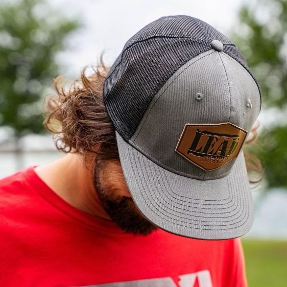 Lead Wake Hat <br>Charcoal Grey & Black