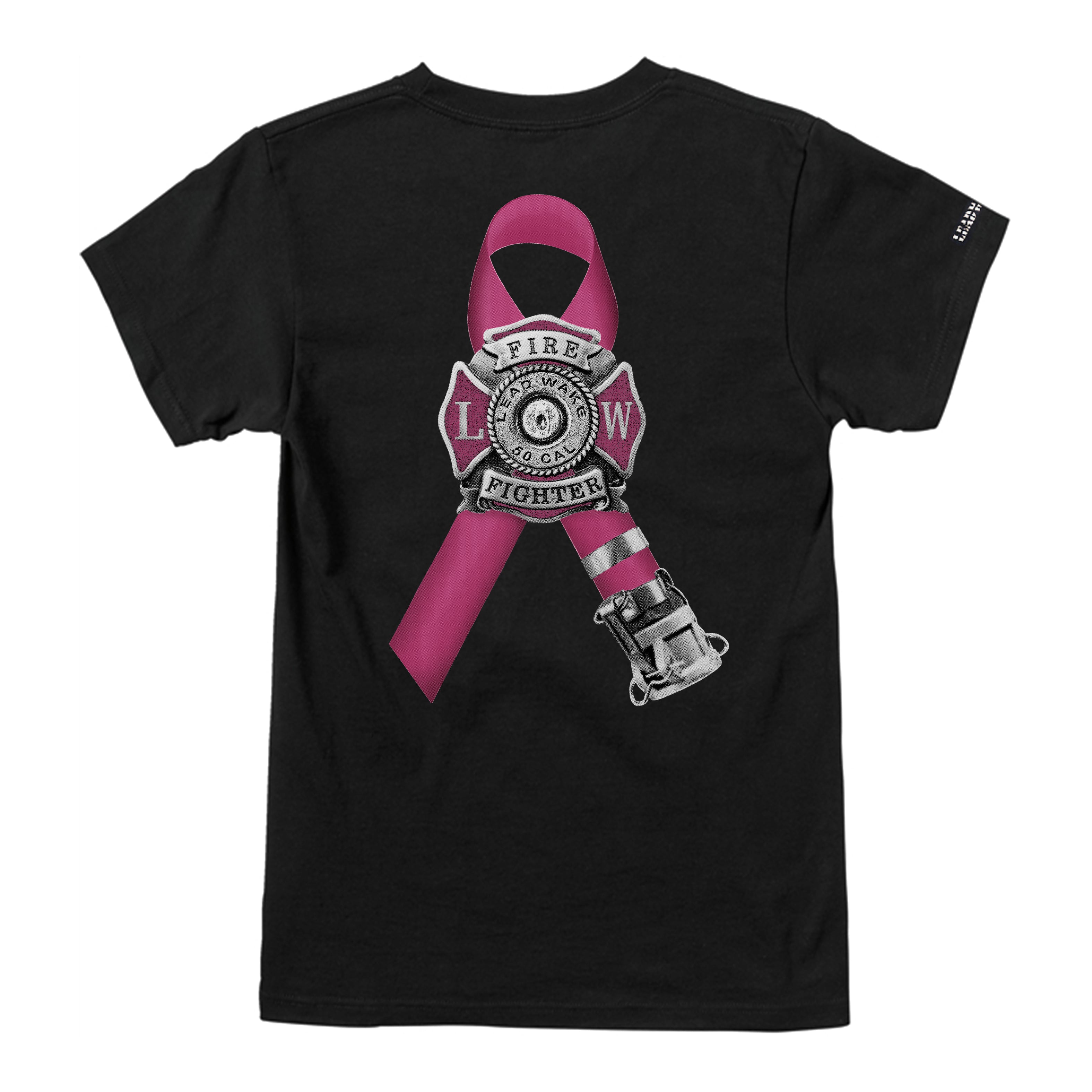 Women's Breast Cancer Awareness<br> T-Shirt in Black