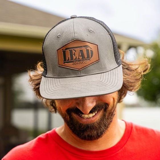 Lead Wake Hat <br>Charcoal Grey & Black