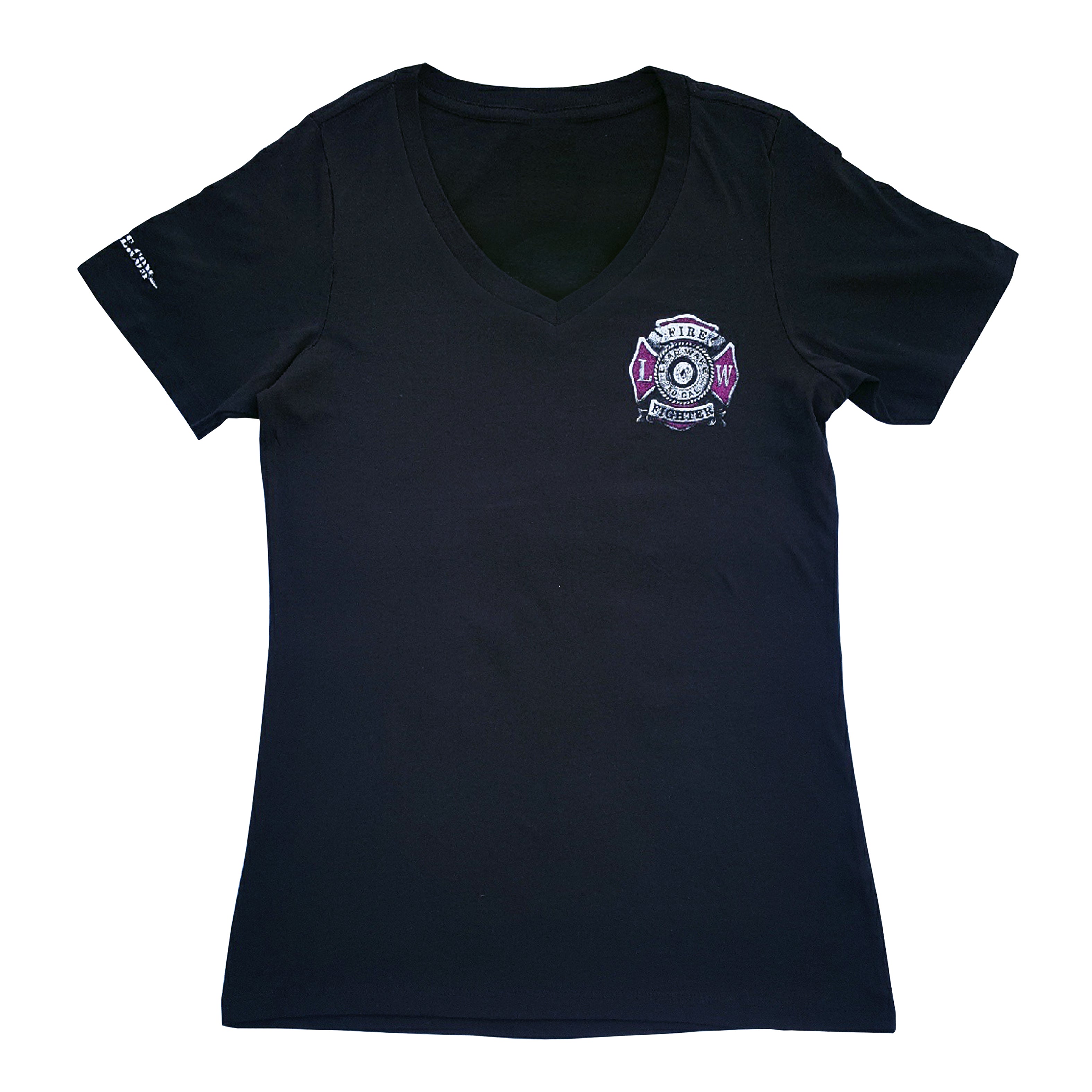 Women's Breast Cancer Awareness<br> T-Shirt in Black