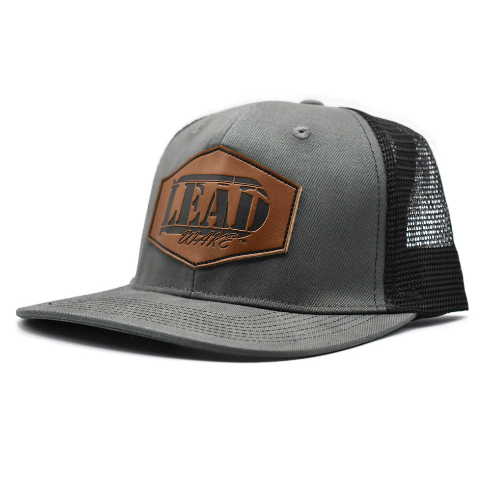 Lead Wake Hat <br>Charcoal Grey & Black