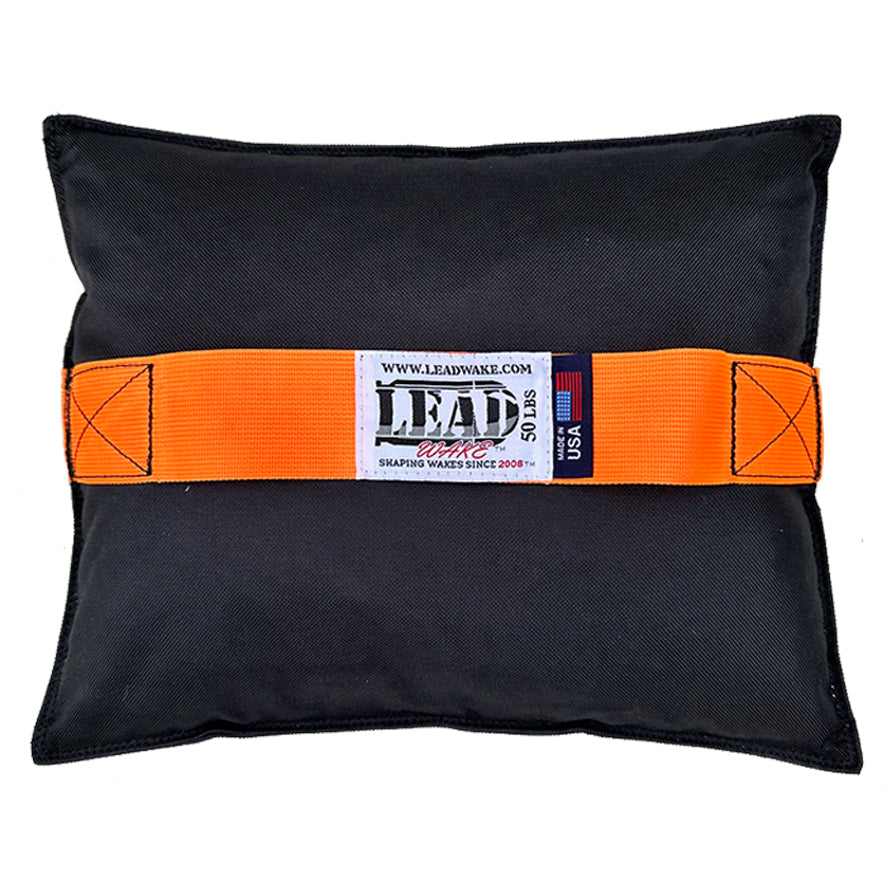 Orange and Black 50lb <br>Lead Wake Ballast Bag