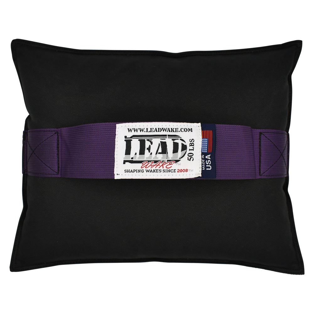 Purple and Black 50lb <br>Lead Wake Ballast Bag