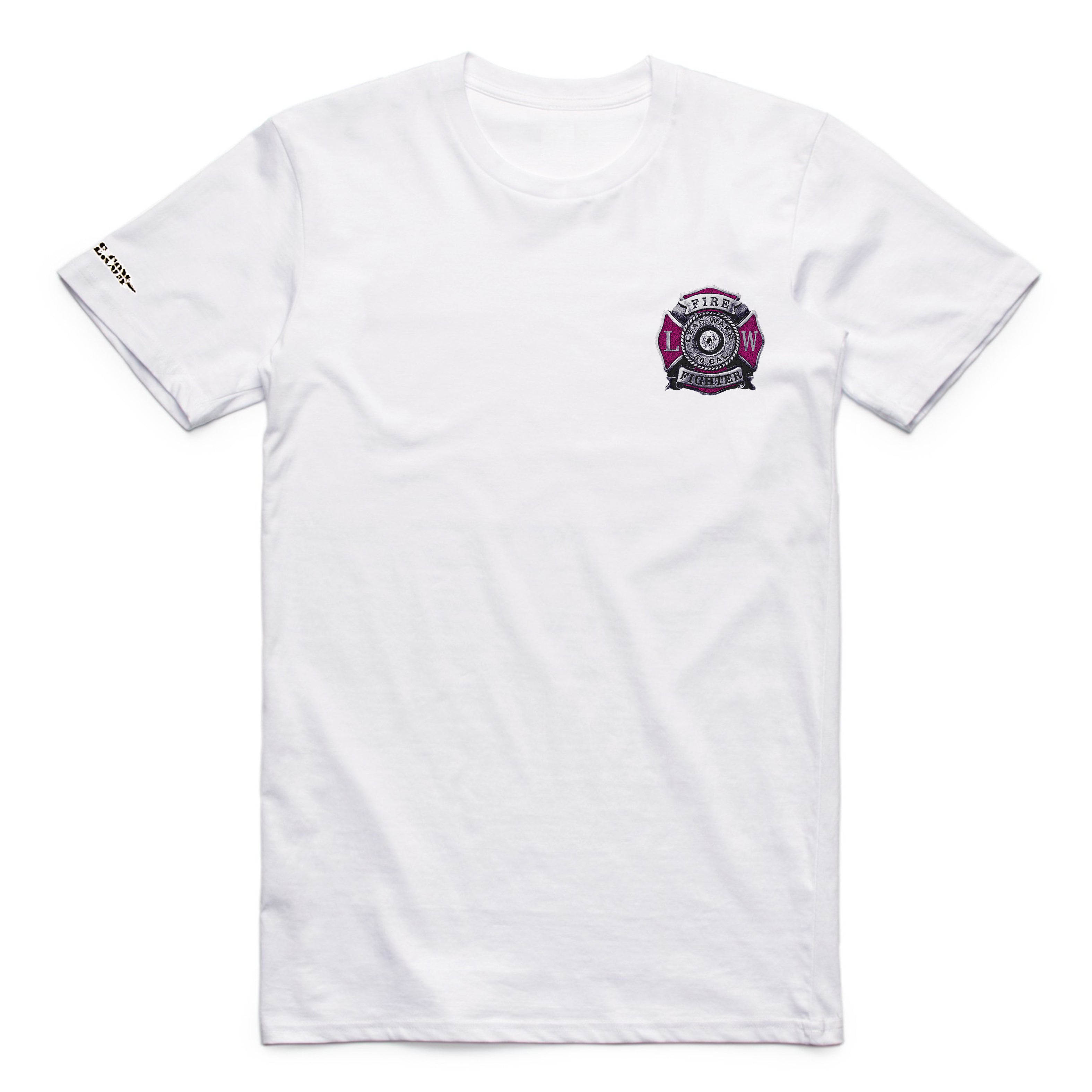 Men's Breast Cancer Awareness T-Shirt in White