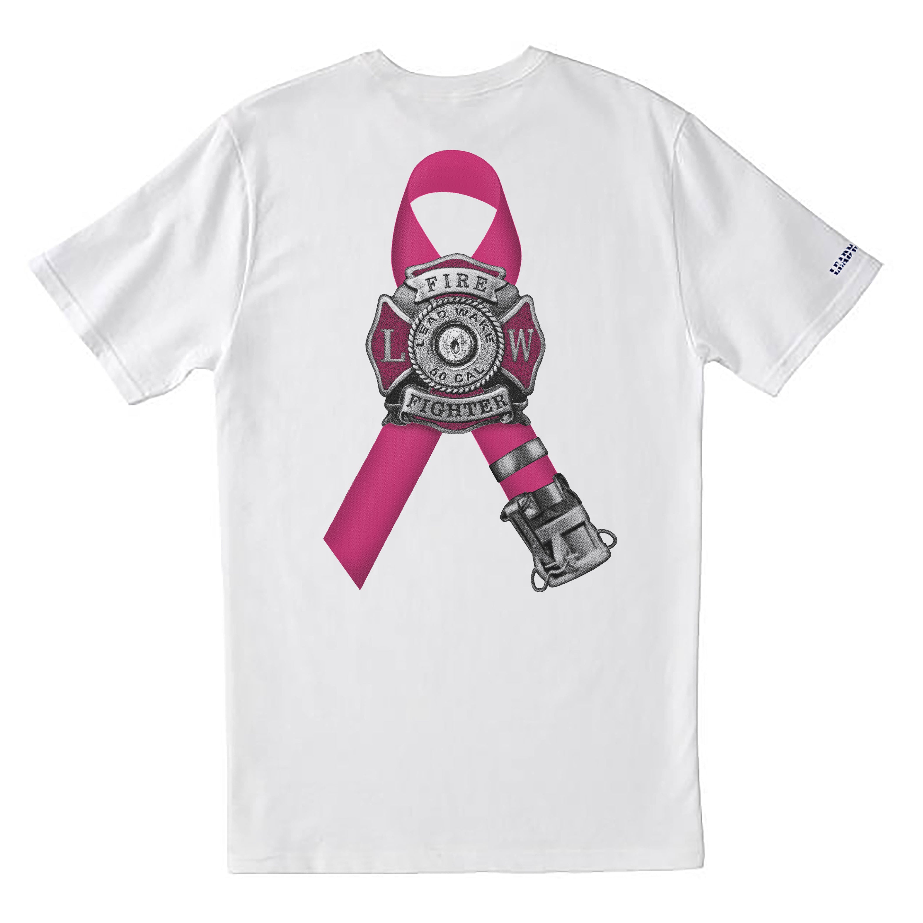 Men's Breast Cancer Awareness<br> T-Shirt in White