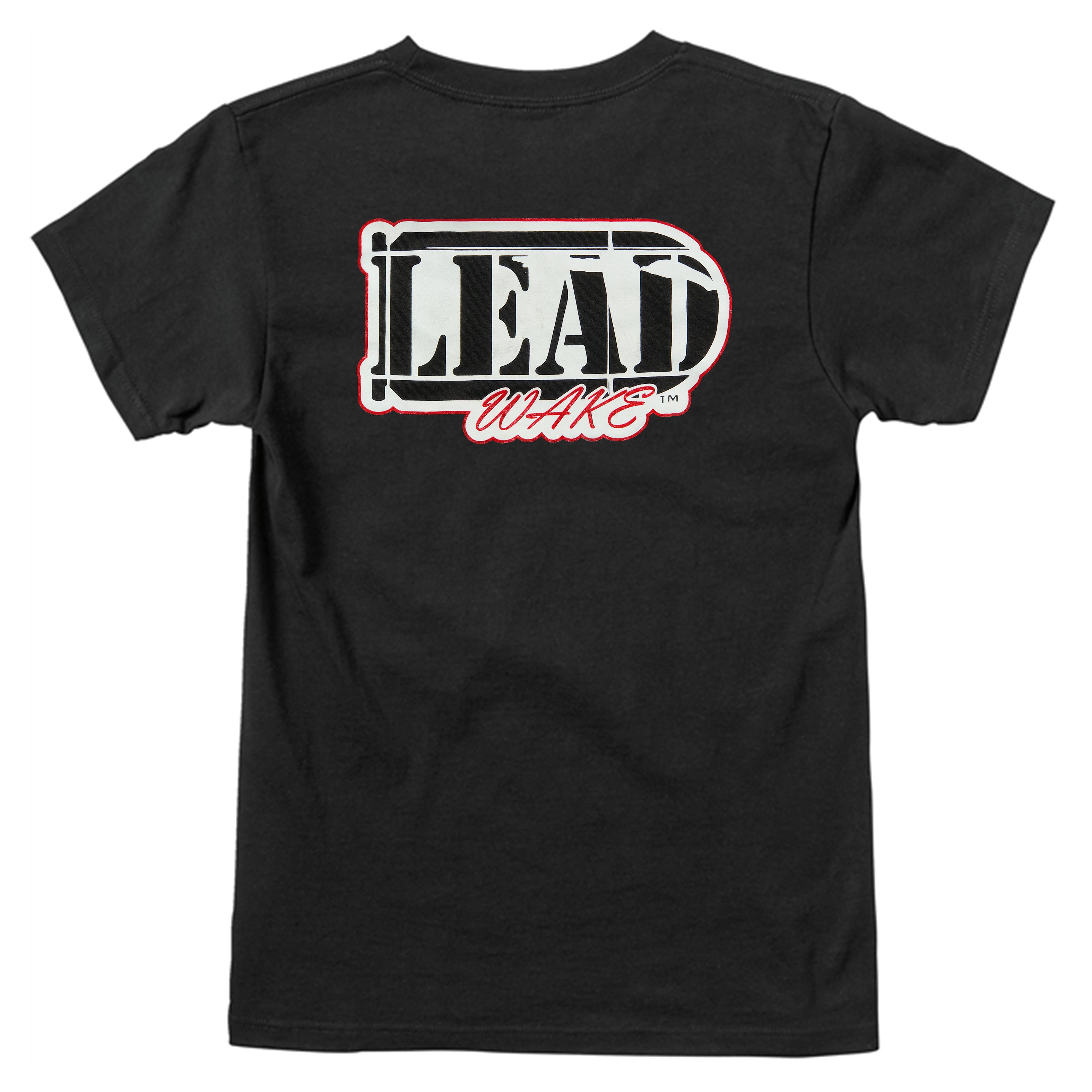 Lead Wake Logo <br> T-Shirt in Black