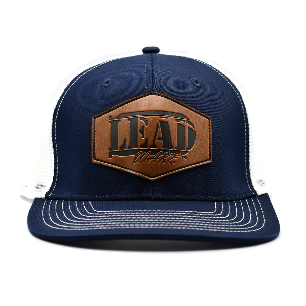 Lead Wake Hat <br> Navy Blue & White