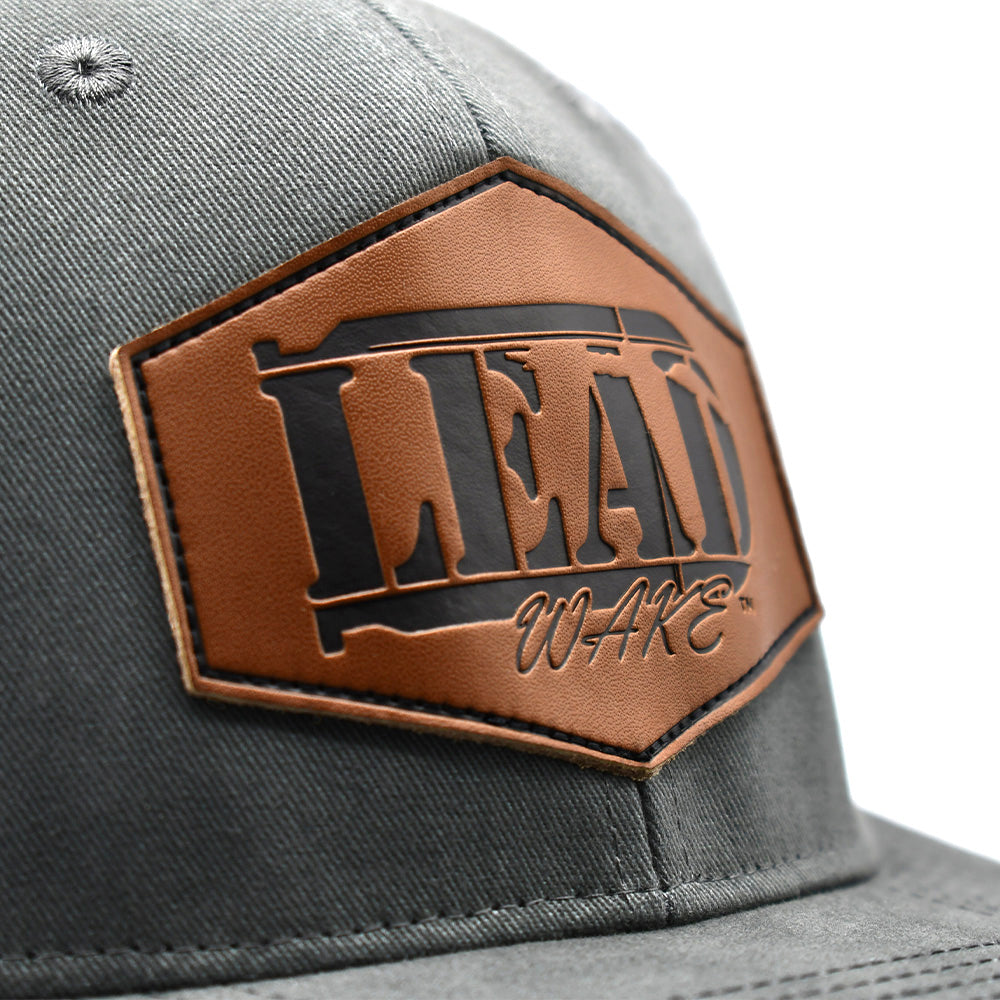 Lead Wake Hat <br>Light Grey & White