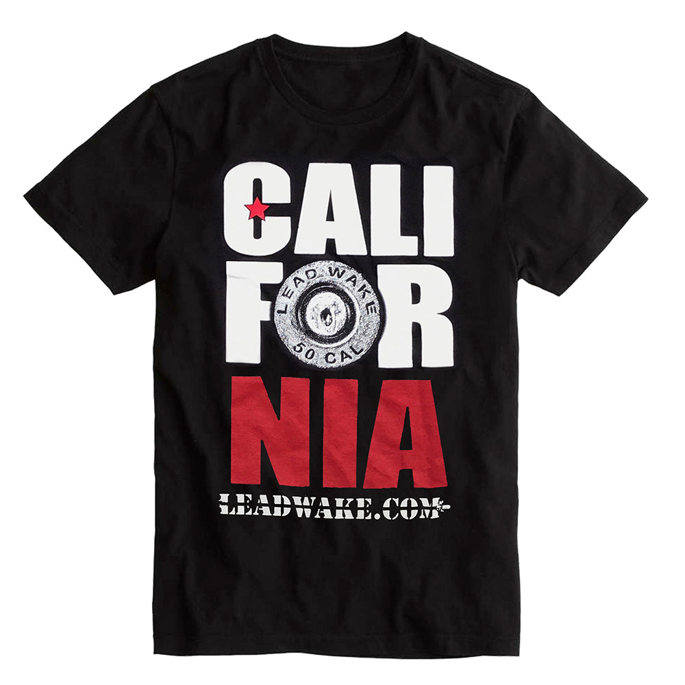 Lead Wake California <br> T-Shirt in Black